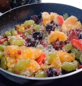 fruits with sugar