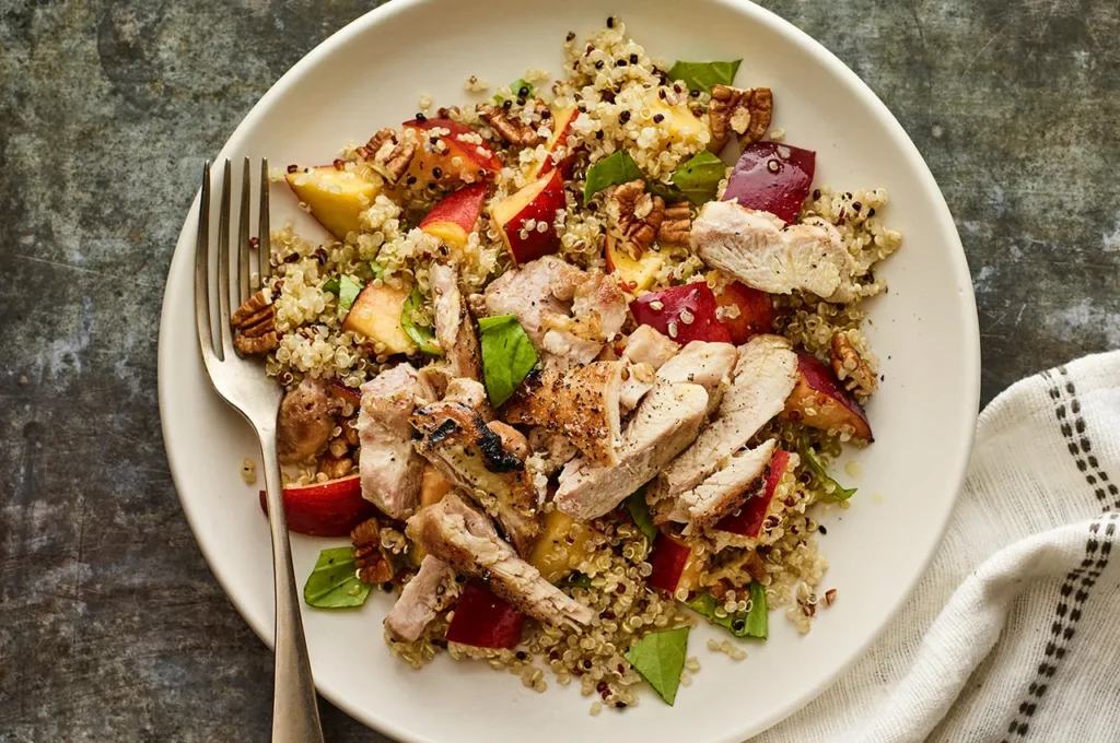 Grilled Chicken Breast with Quinoa Salad Recipe